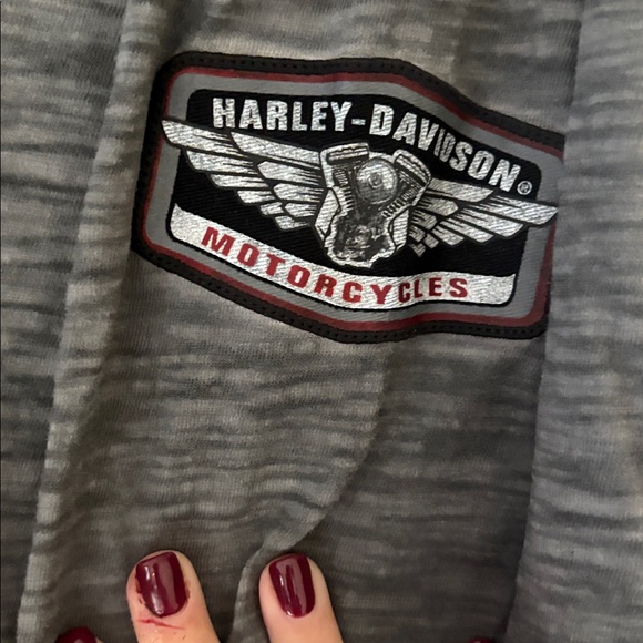 Harley Davidson men’s gray long sleeve 2xl - Picture 3 of 4